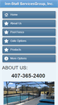Mobile Screenshot of centralfloridapoolfence.com